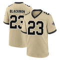 Ndoa NO.Saints #23 Julian Blackmon Player Gold Home Game Stitched Jerseys